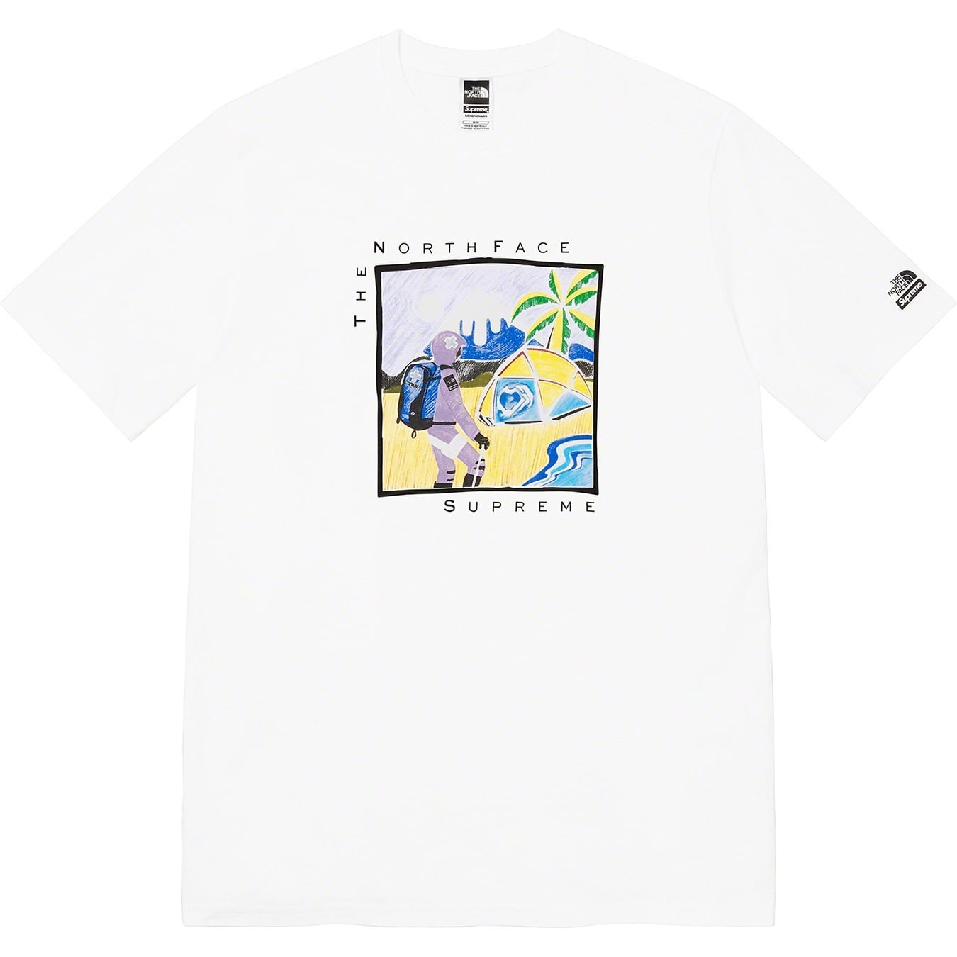 Supreme®/The North Face®Sketch S/S Top view 3
